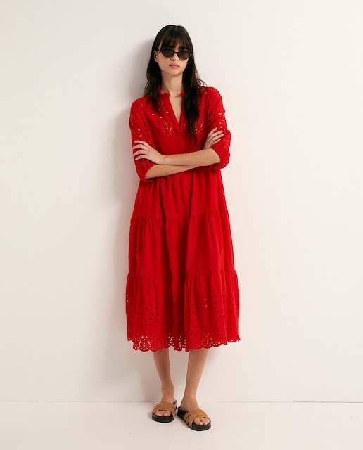 Imagen 0 de Vestido camisero schiffly