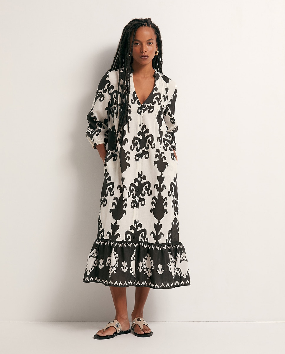 Imagem 0 de Vestido estampado
