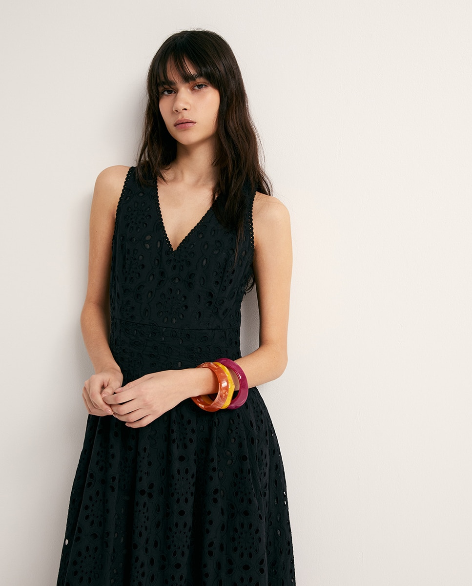 Vestido Schiffly Preto-2