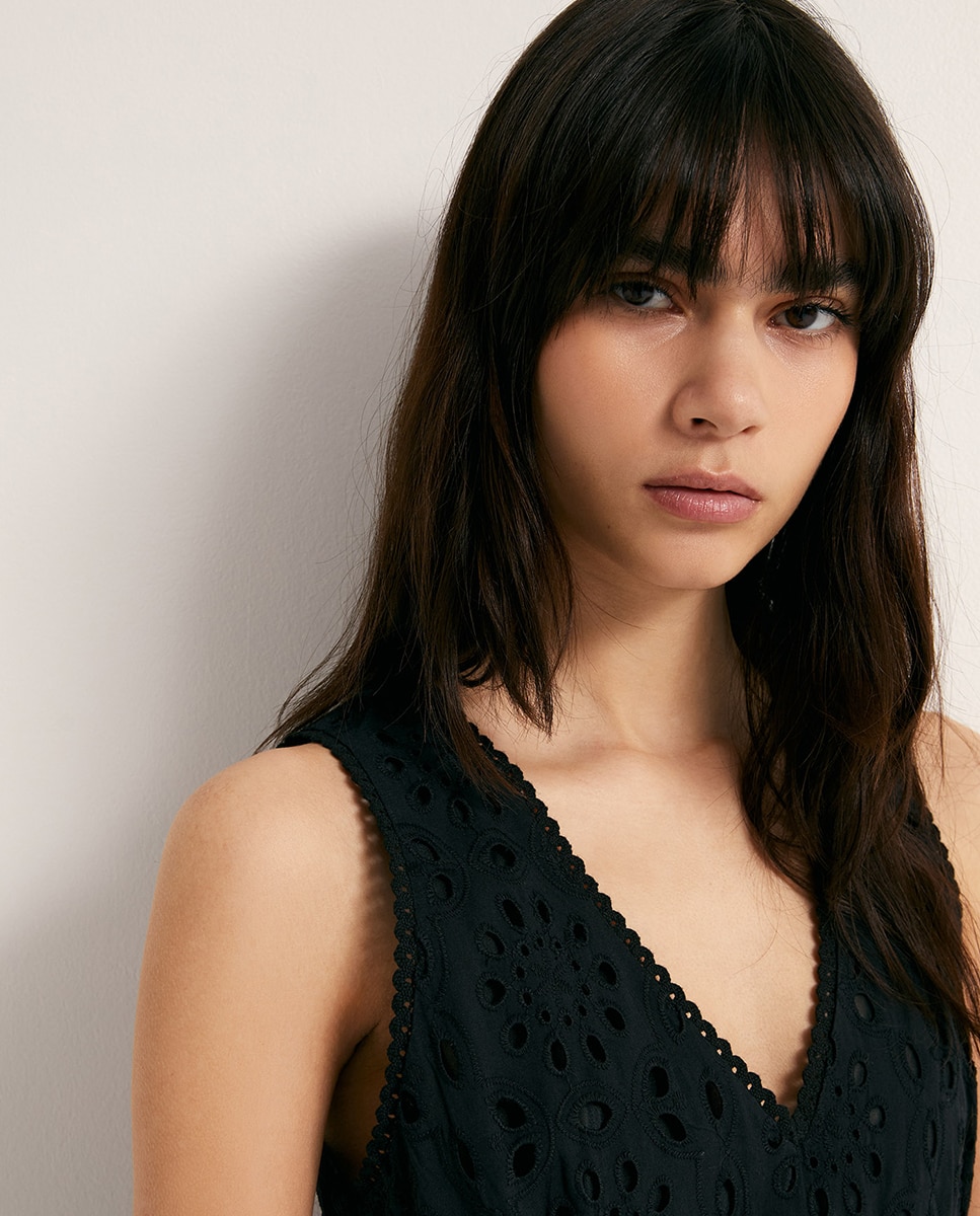 Vestido Schiffly Preto-3