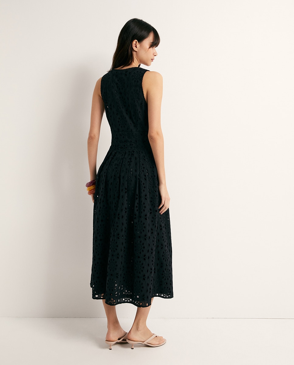 Vestido Schiffly Preto-5