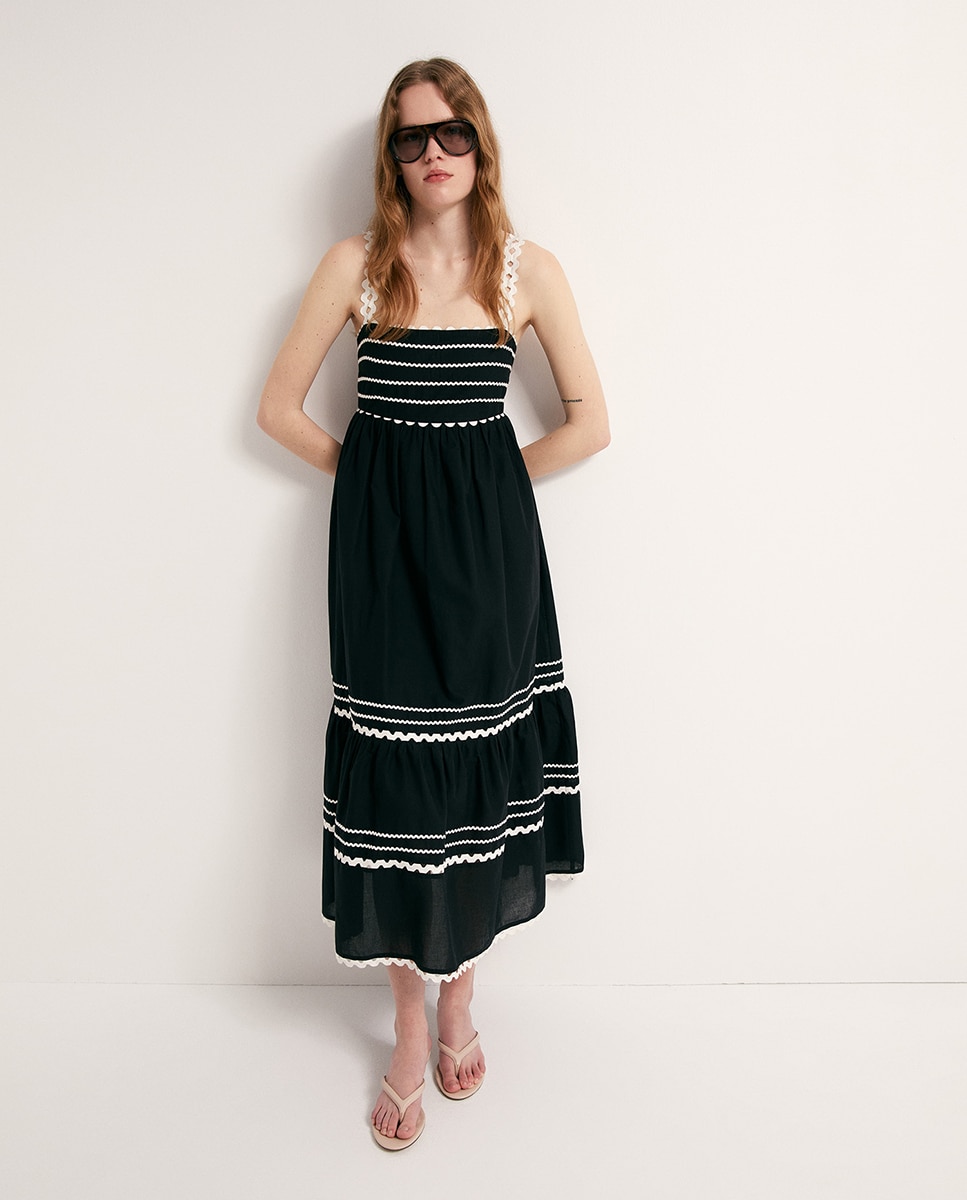 Imagem 0 de Vestido com fitas