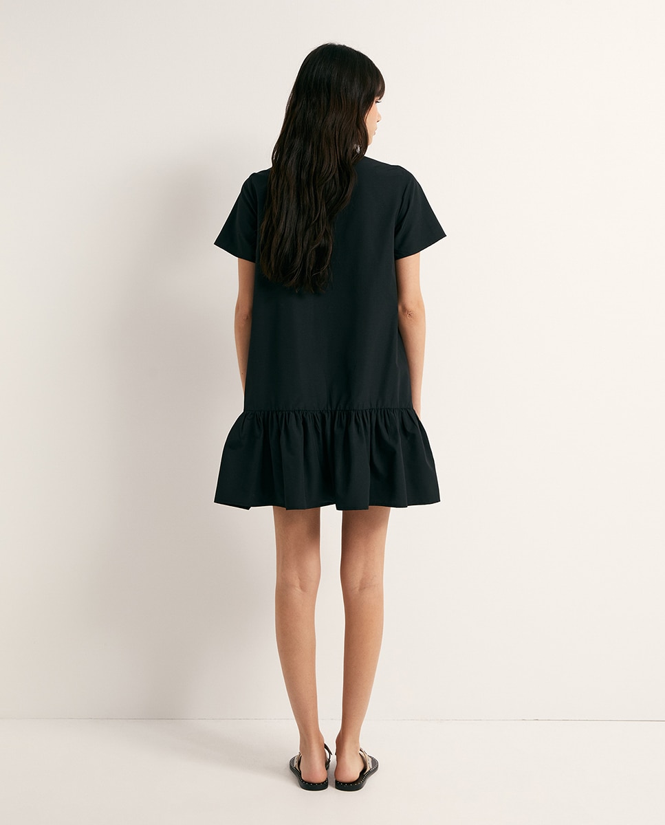 Túnica Bordada Preto-4