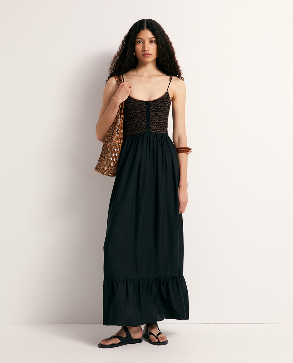Imagem 0 de Vestido de Viscose com Alças