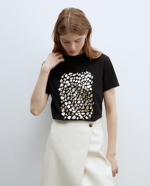 Imagem 0 de T-shirt com Motivo