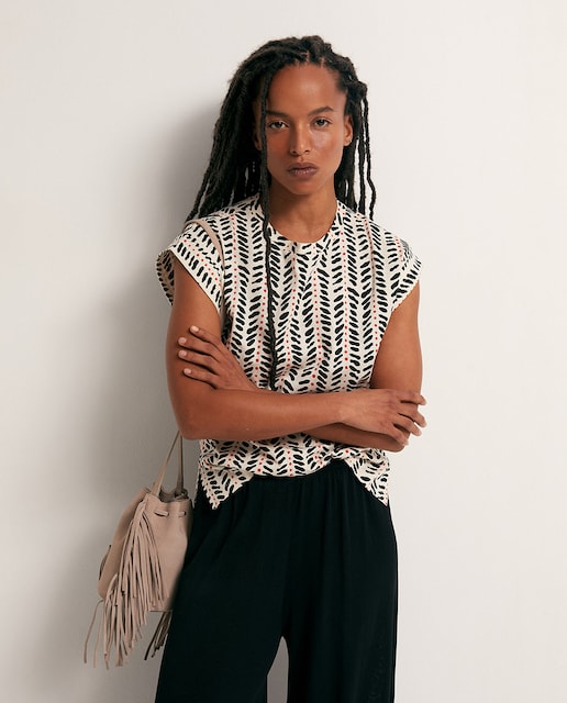 Imagem 0 de T-shirt básica estampada