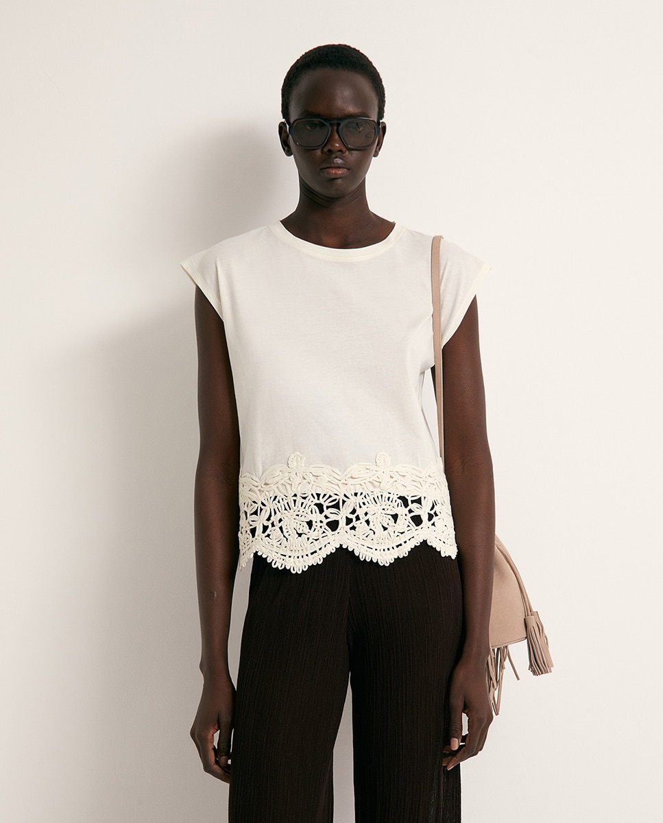 Sfera - Camiseta crochet.