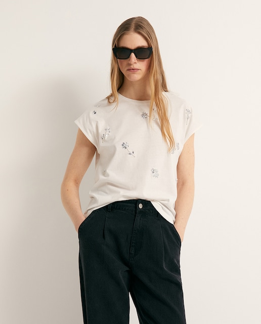 Imagen 0 de Camiseta detalle brillos