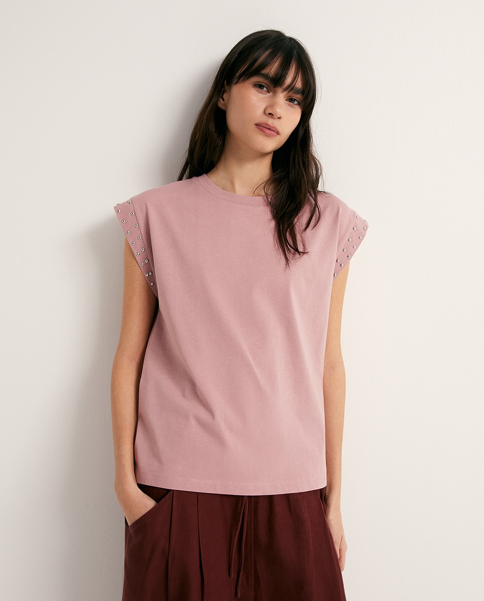 Imagem 0 de T-shirt com Tachas