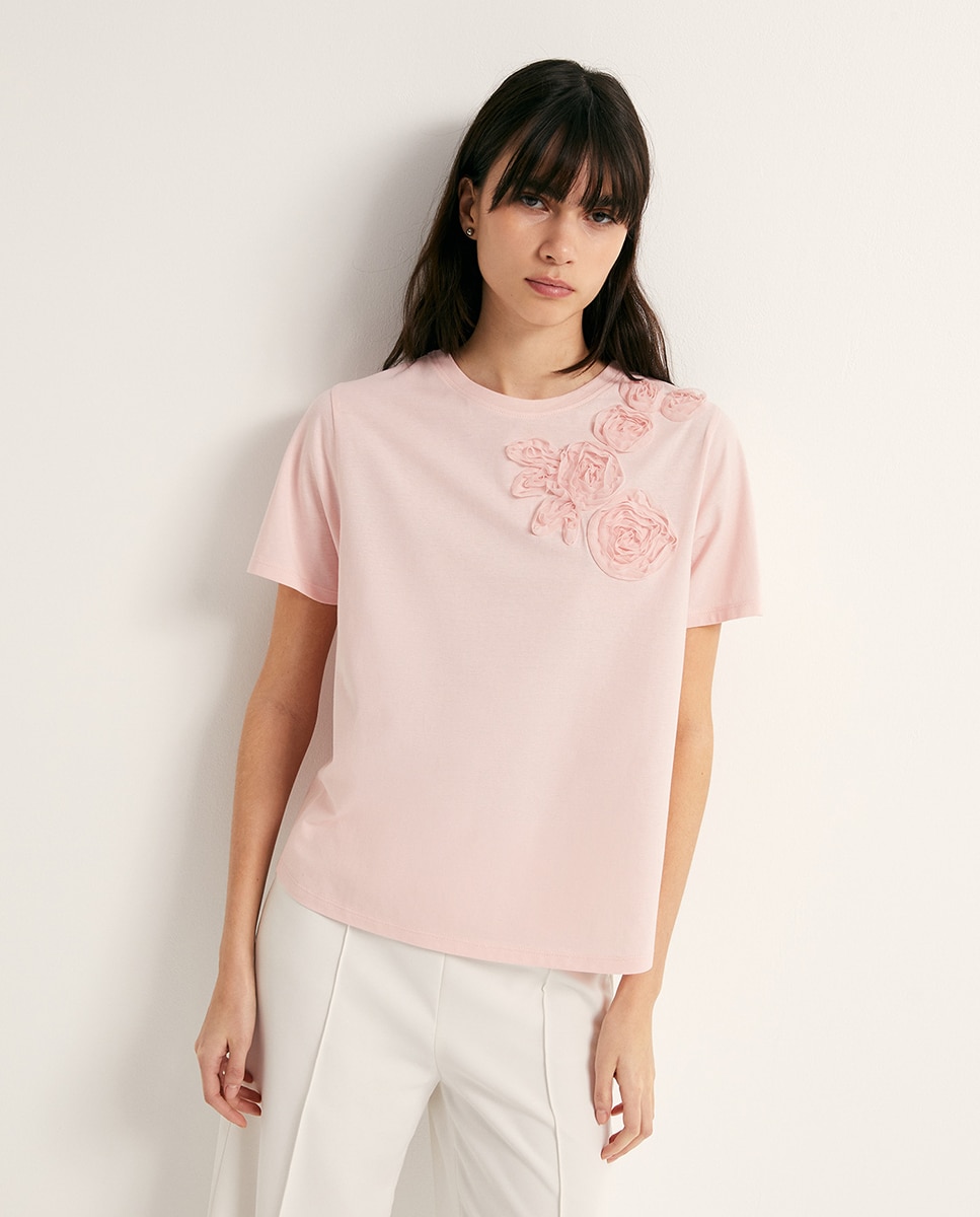 Imagem 0 de T-shirt com Adorno