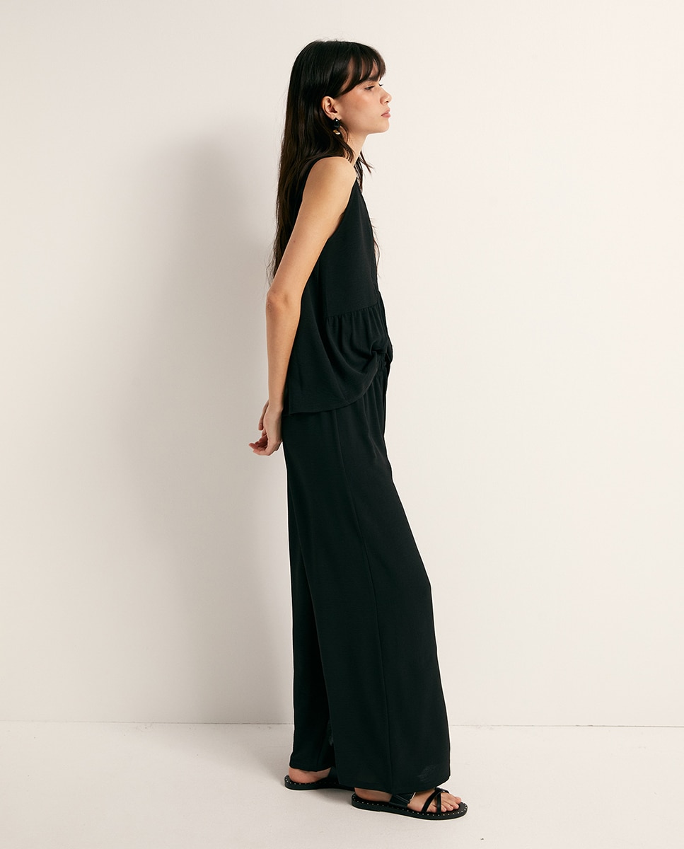 Blusa Fluida Preto-4