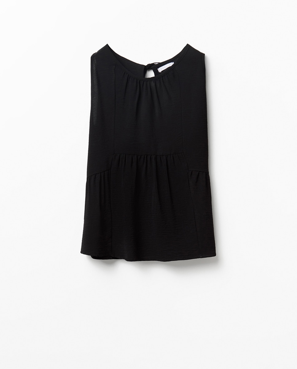 Blusa Fluida Preto-6