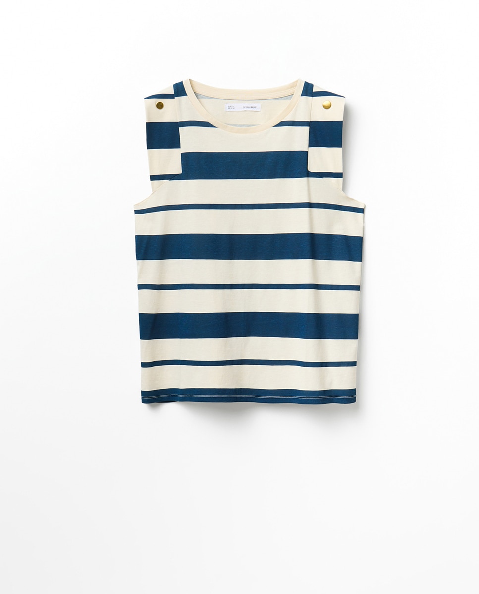 T-shirt estampada Marinho-6