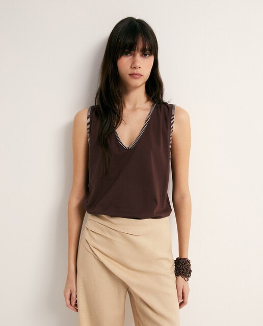 Imagen 0 de Camiseta tirantes lisa