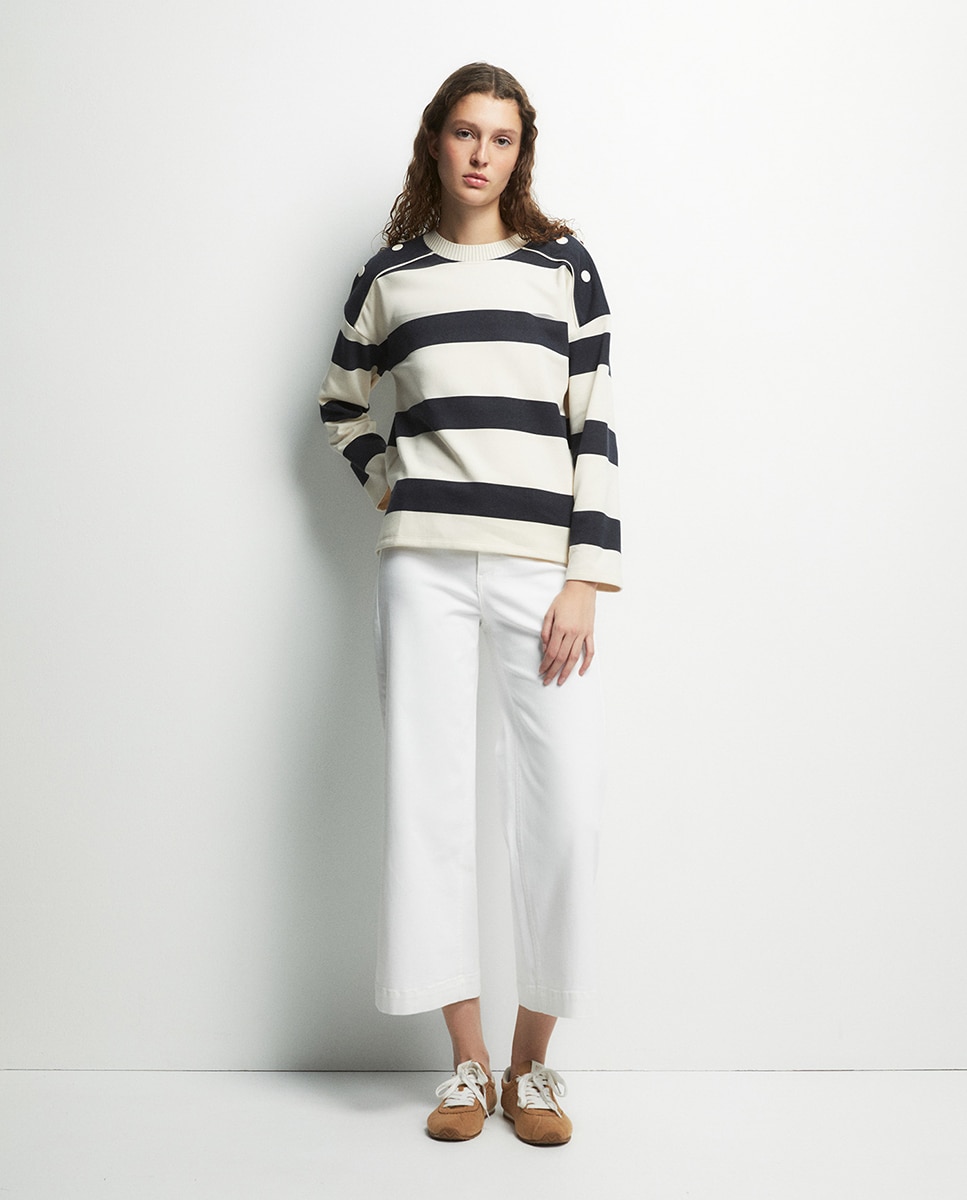 Sweatshirt Rib Básica Azul-marinho-2