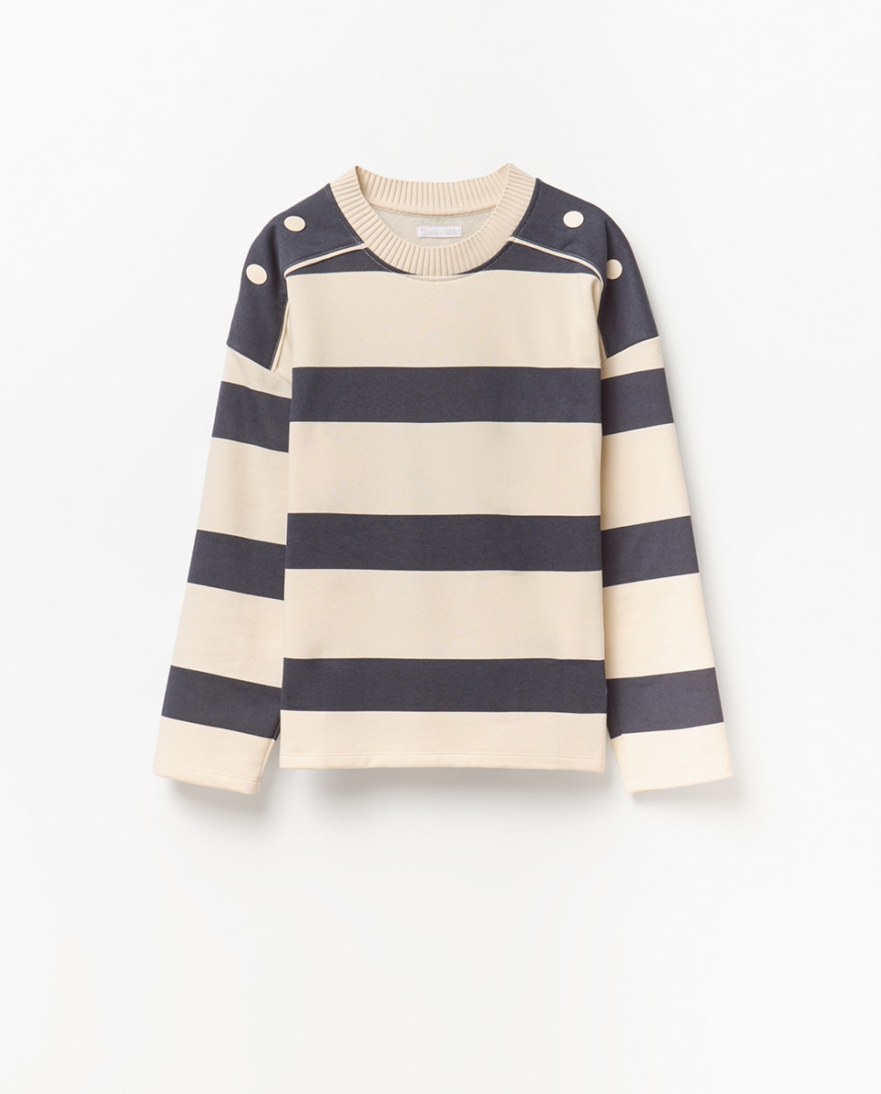 Sweatshirt Rib Básica Azul-marinho-5