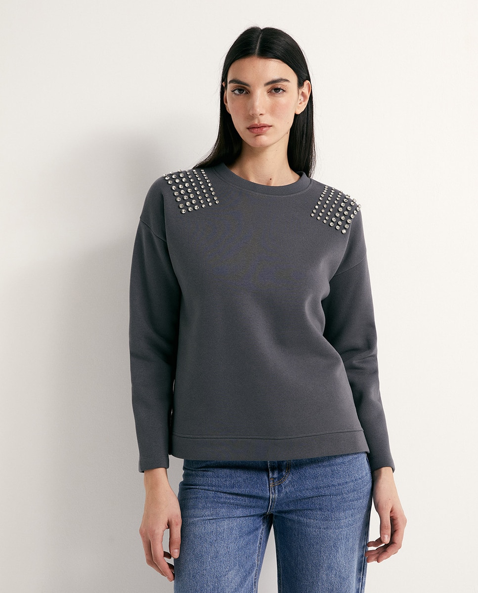 Imagem 0 de Sweatshirt com Brilhos