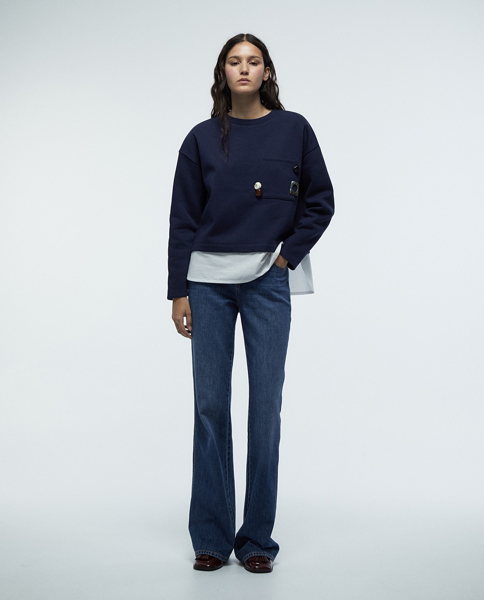 Imagem 0 de Sweatshirt com Peças