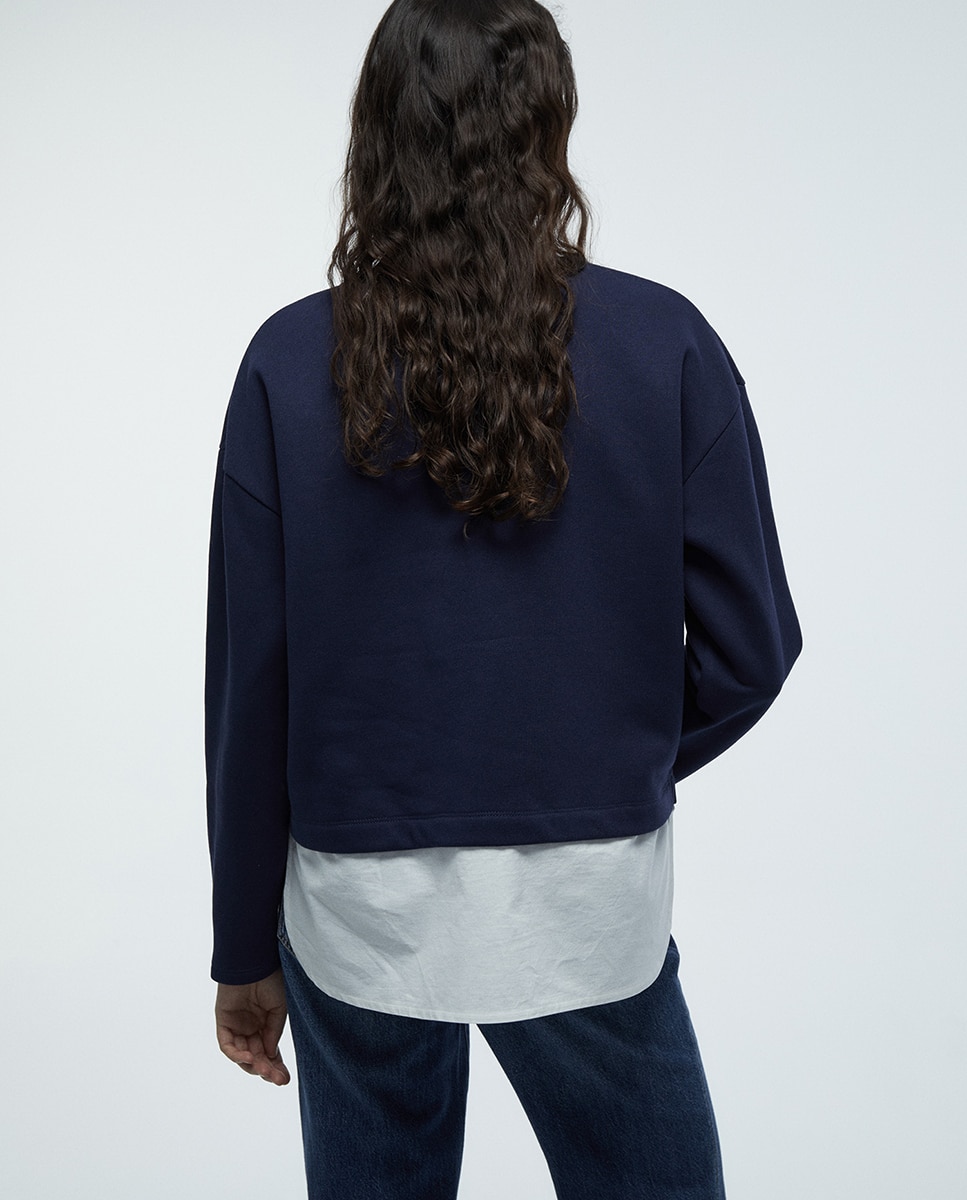 Sweatshirt com Peças Azul-marinho-4