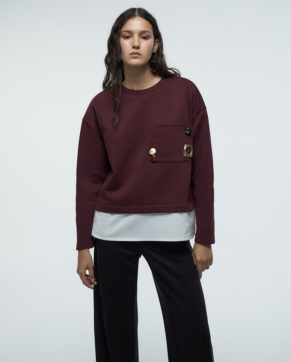 Imagem 0 de Sweatshirt com Peças