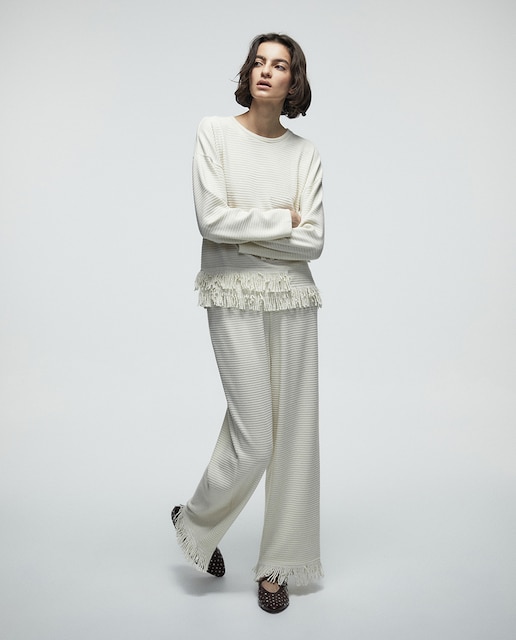 Imagen 0 de Pantalón soft flecos