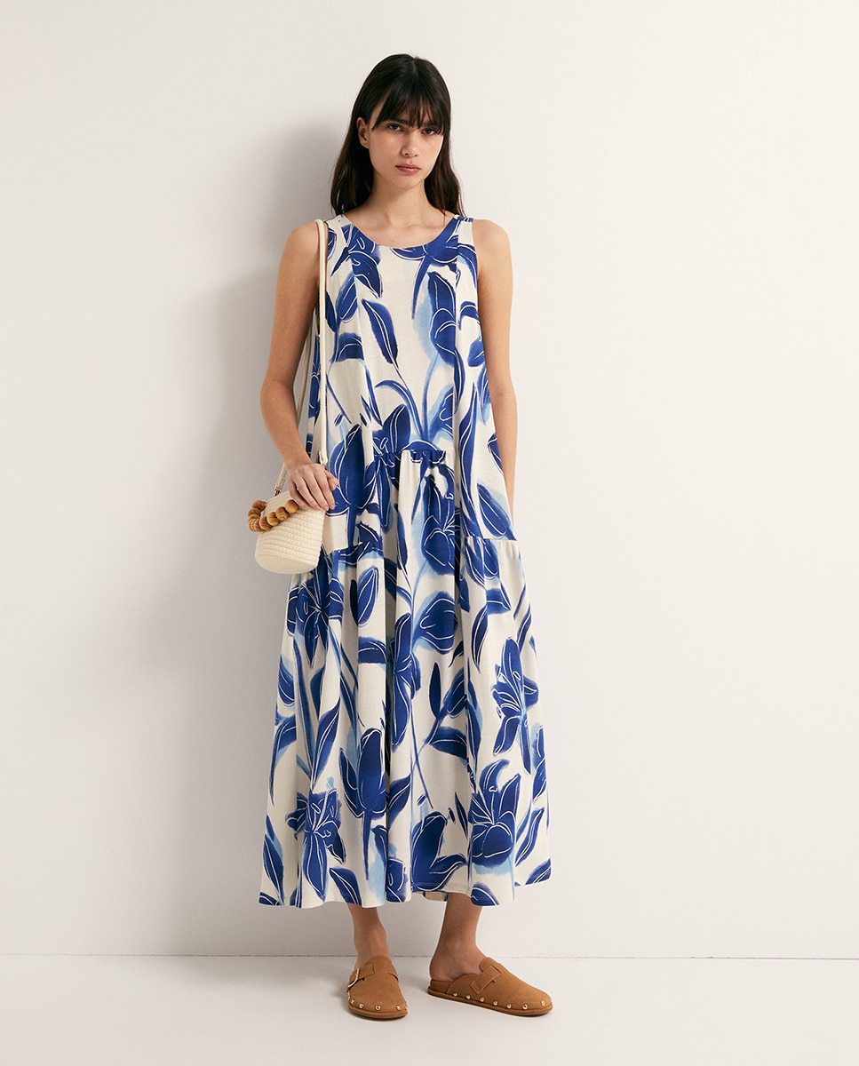Imagem 0 de Vestido estampado