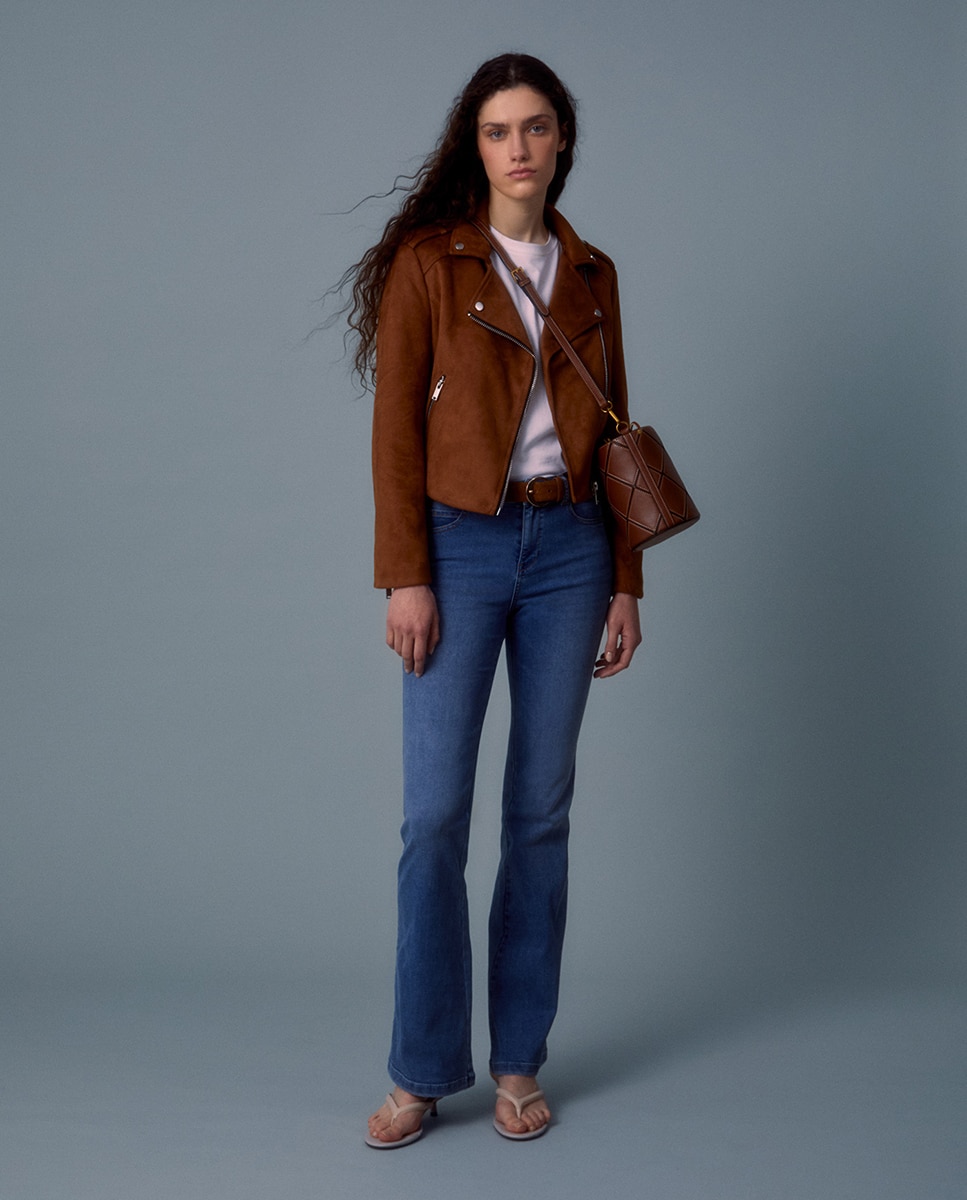 Imagem 0 de Blusão Cruzado de Camurcina