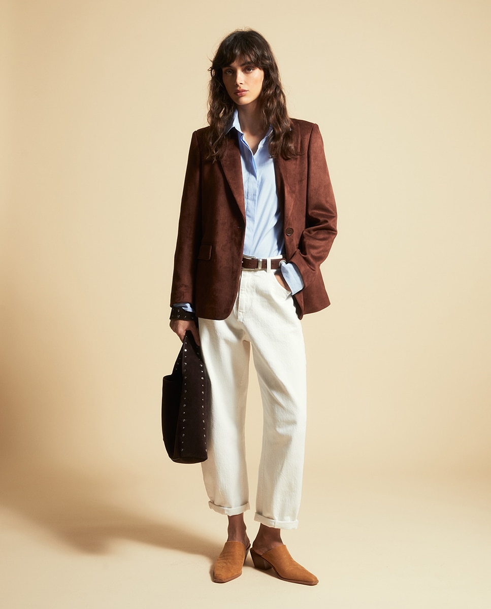 Imagem 0 de Blazer de Camurcina