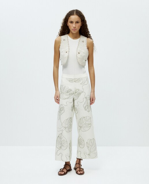 Imagen 0 de Pantalón bordados beads