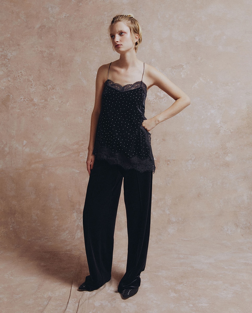 Pantalon terciopelo - Sfera - Negro Negro-2