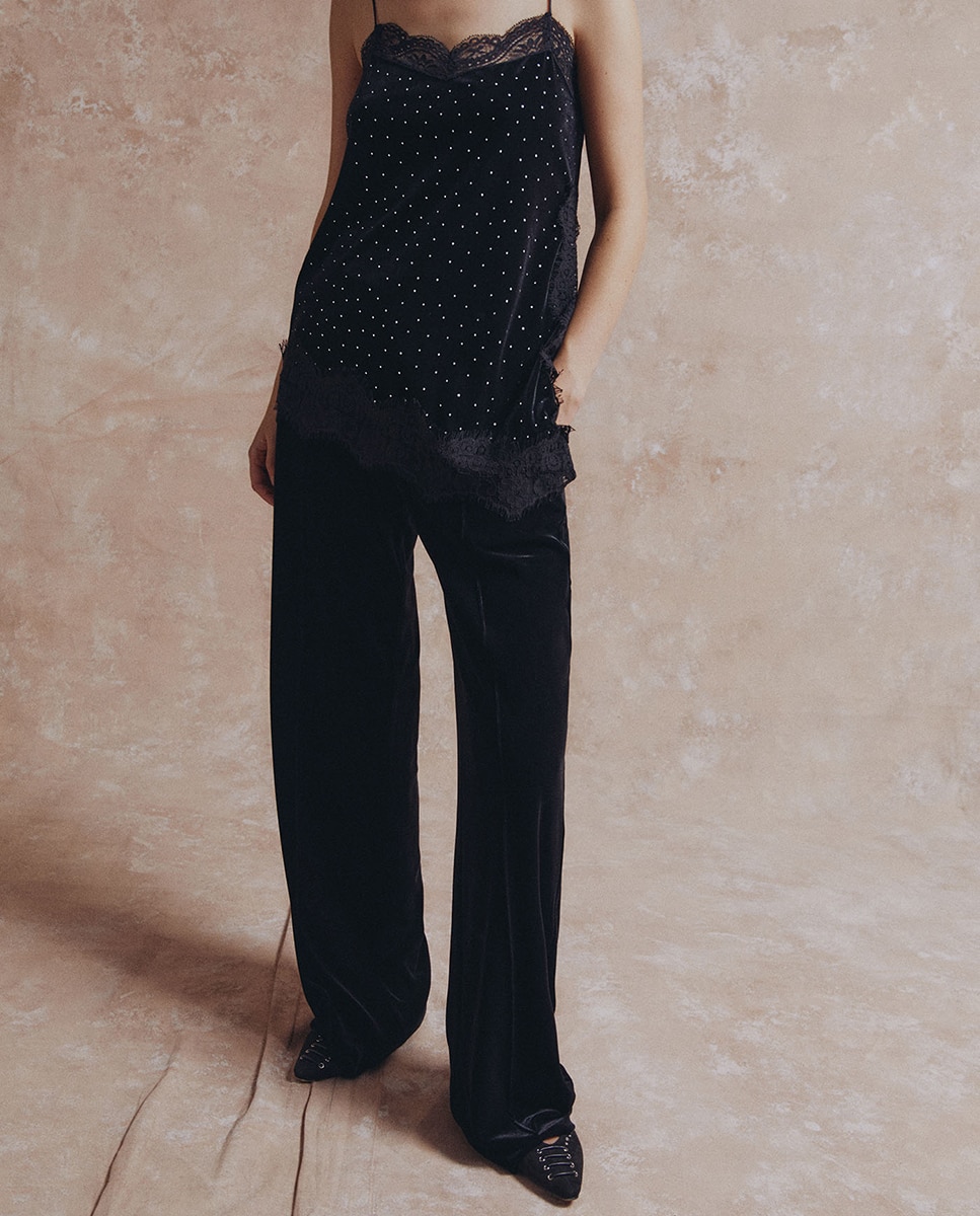 Pantalon terciopelo - Sfera - Negro Negro-3