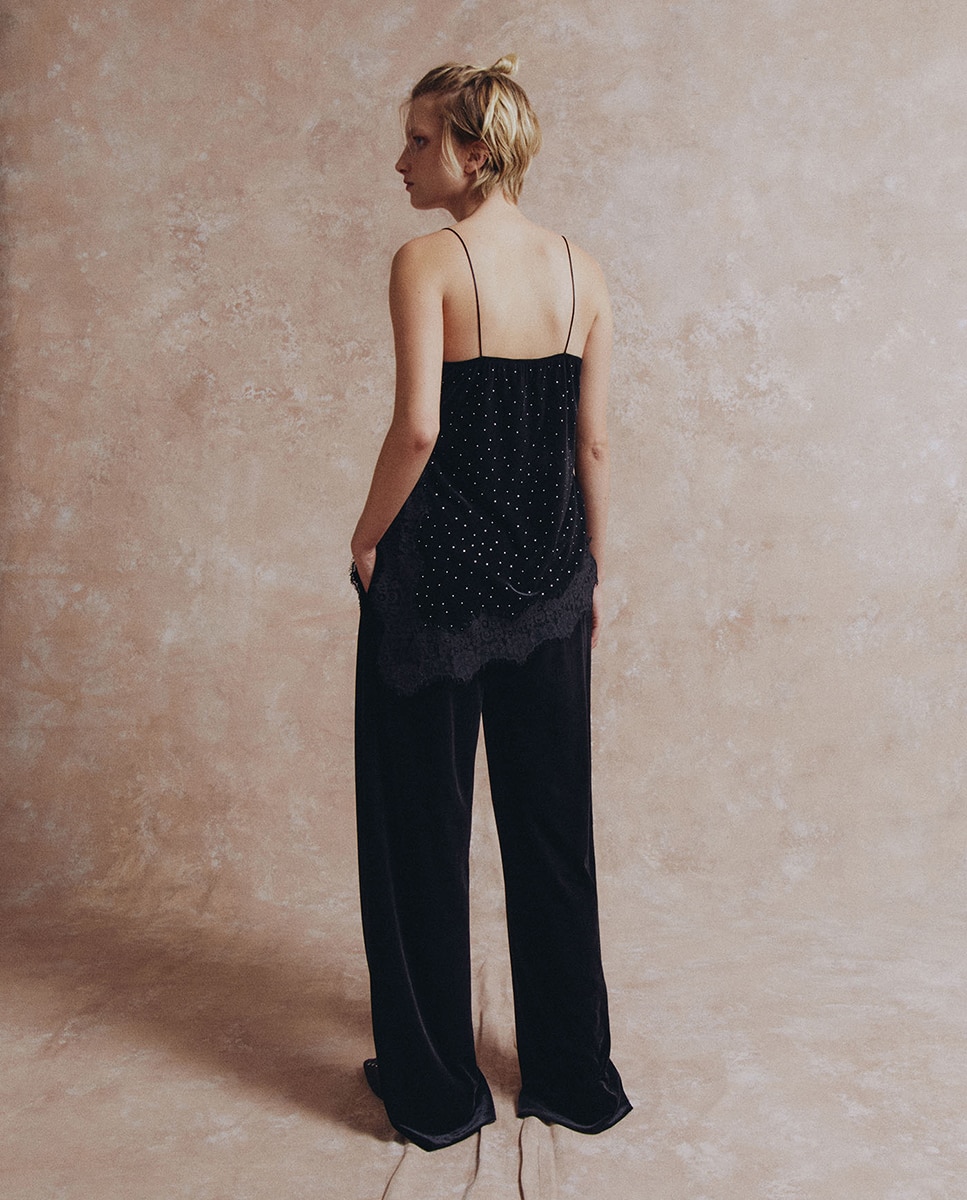 Pantalon terciopelo - Sfera - Negro Negro-4