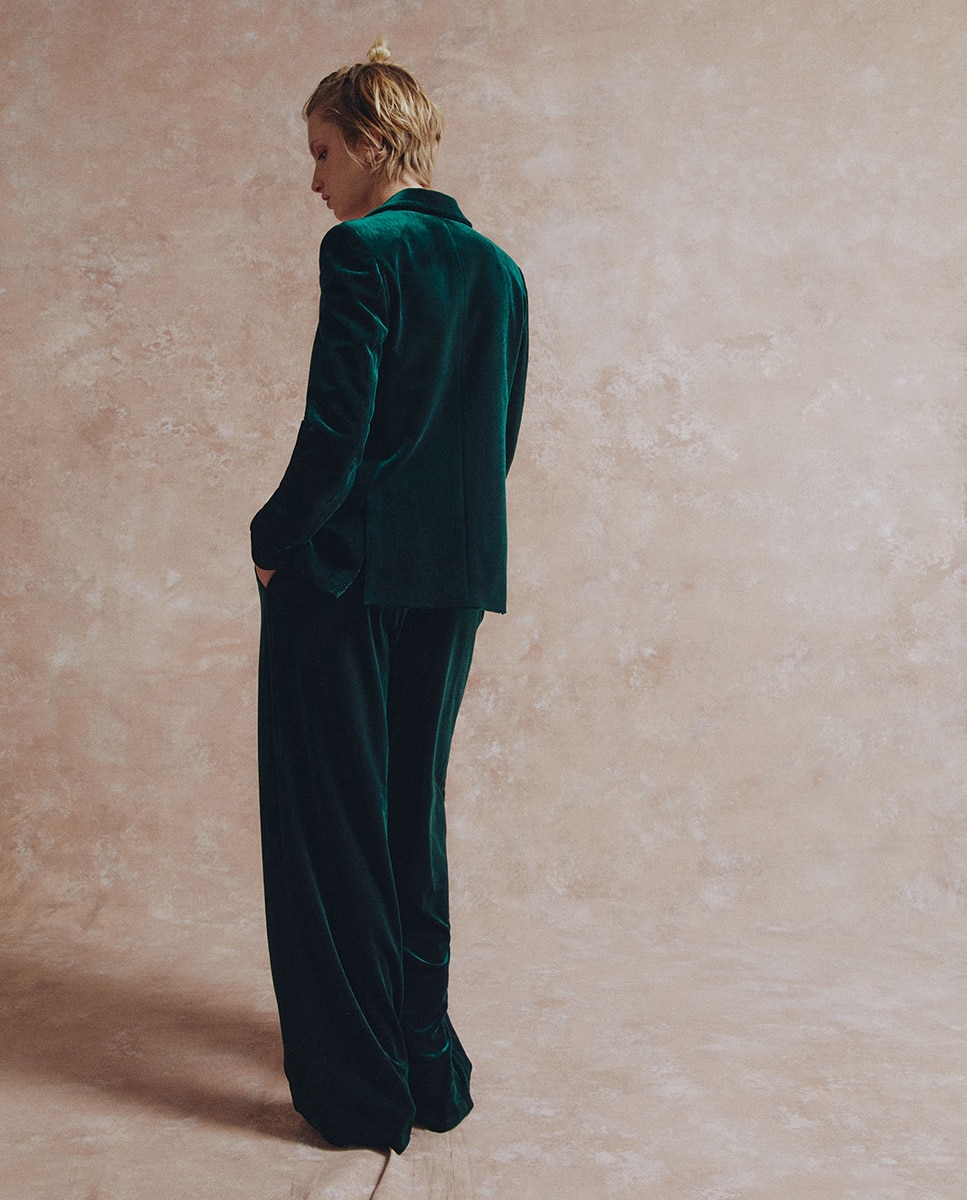 Pantalon terciopelo - Sfera - 530 Verde oscuro 530 Verde oscuro-5