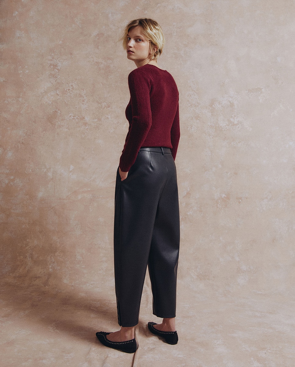 Imagen 5 de Pantalón polipiel - Sfera - Negro Negro