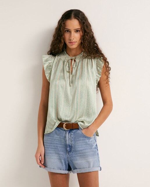 Imagen 0 de Top fluido estampado