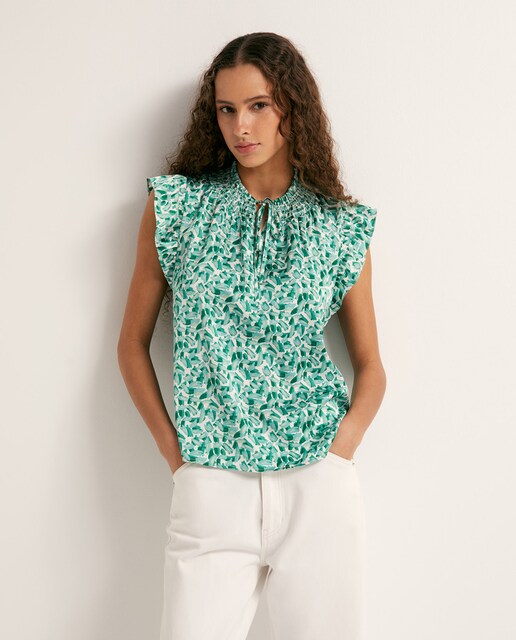 Imagen 0 de Top fluido estampado