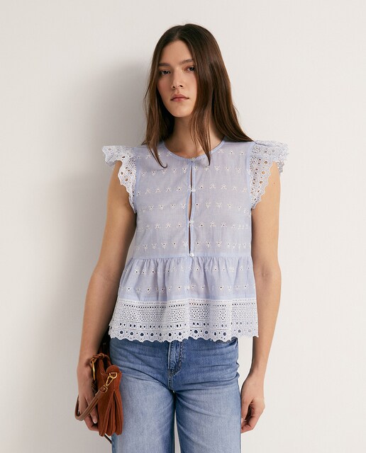 Imagen 0 de Top alita botones