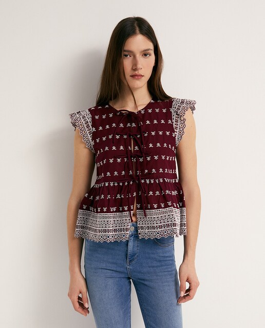 Imagen 0 de Top alita lazos