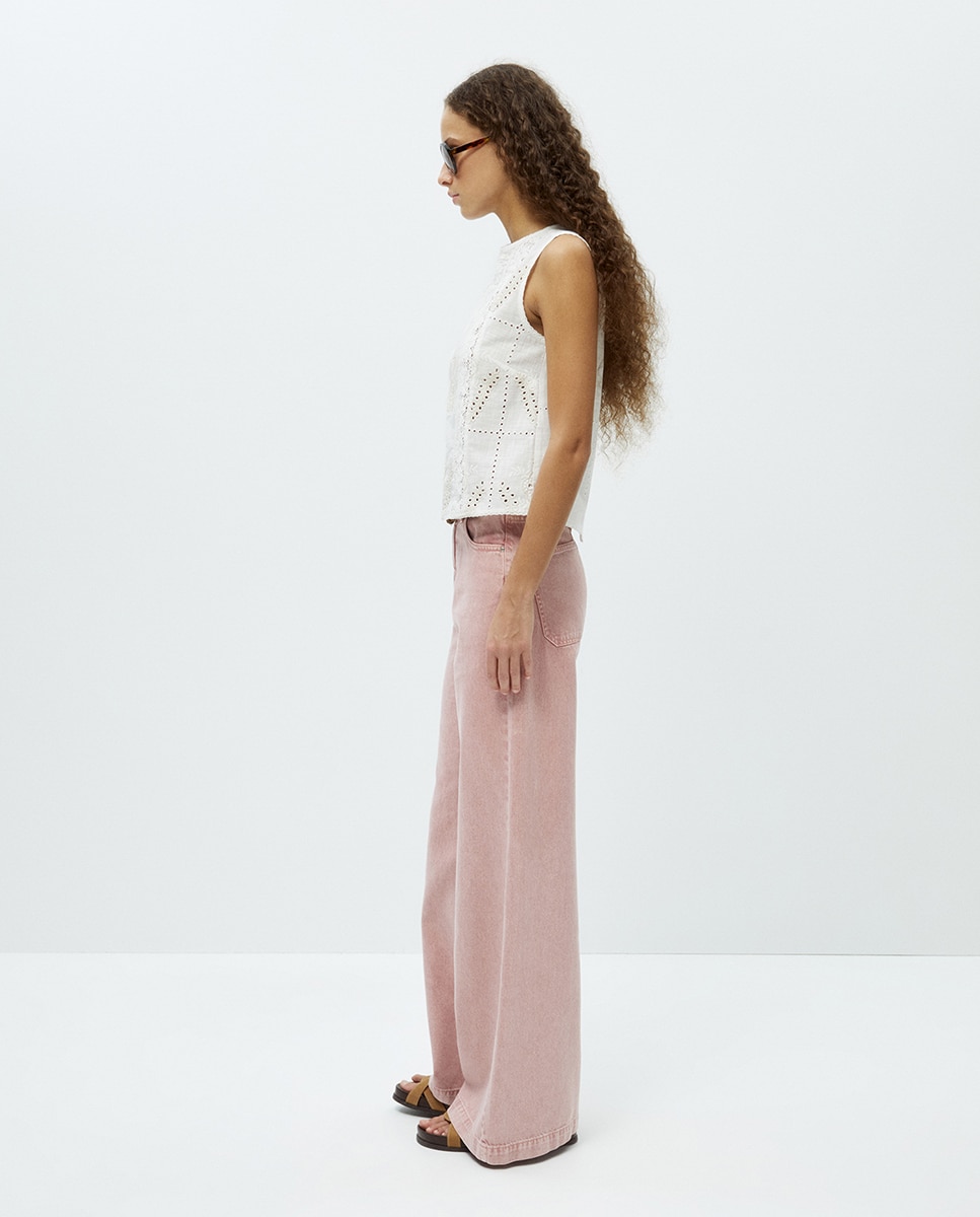 Blusa com Bordado Schiffli Branco-4