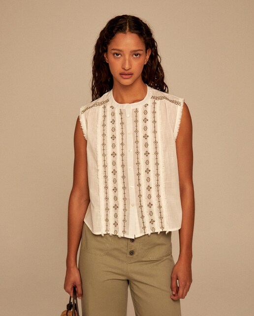 Imagen 0 de Blusa flecos