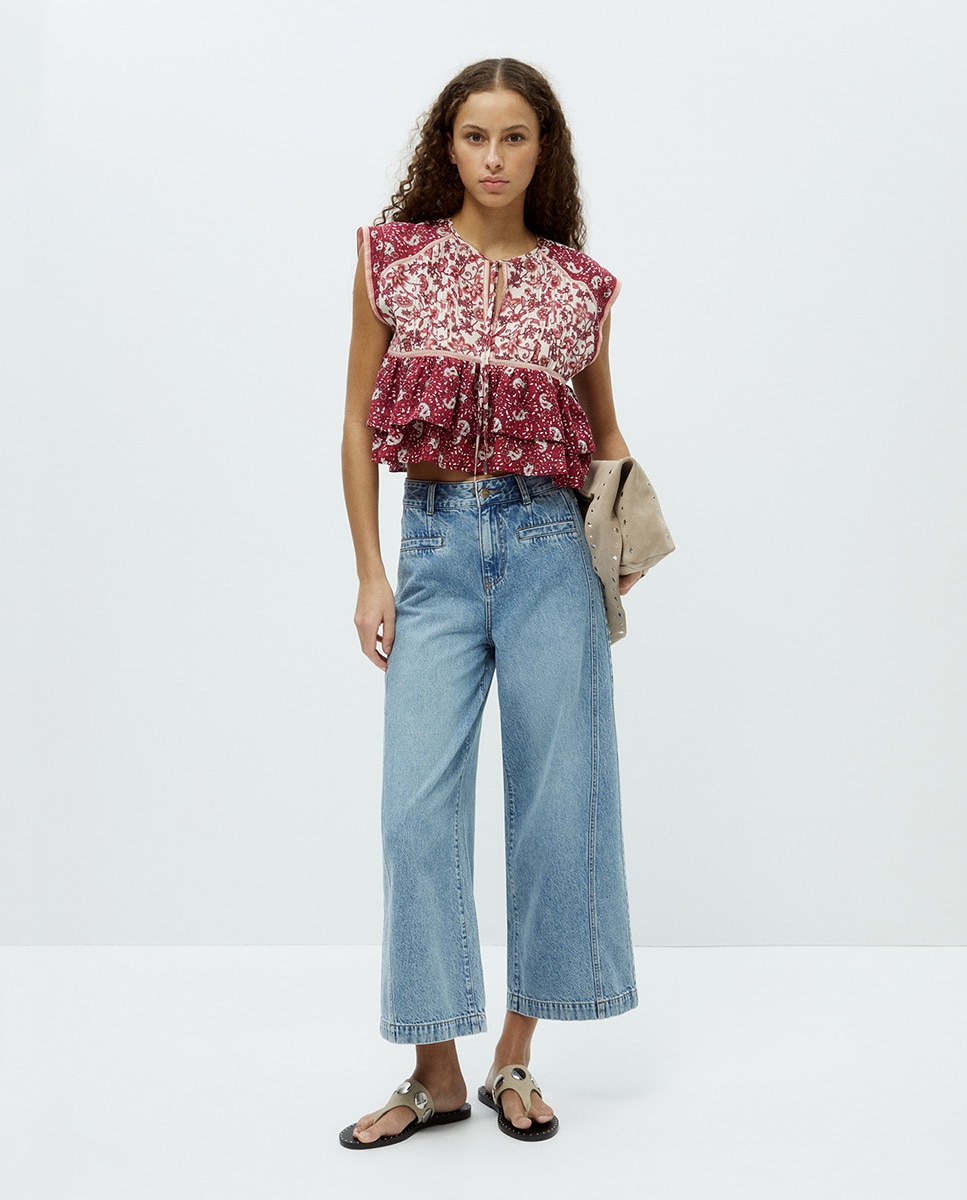 Blusa estampada Rosa-2