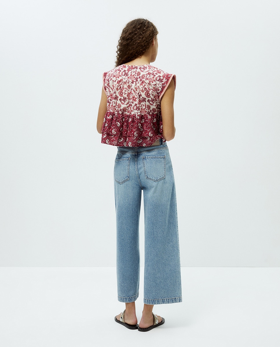 Blusa estampada Rosa-5