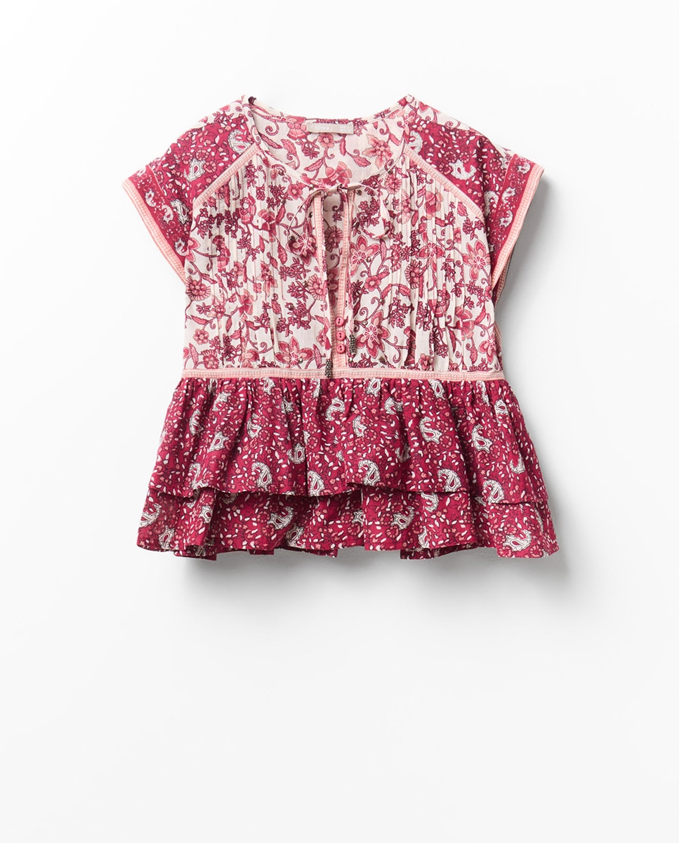 Blusa estampada Rosa-7