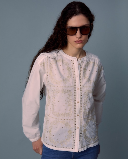 Imagen 0 de Blusa bordado frontal