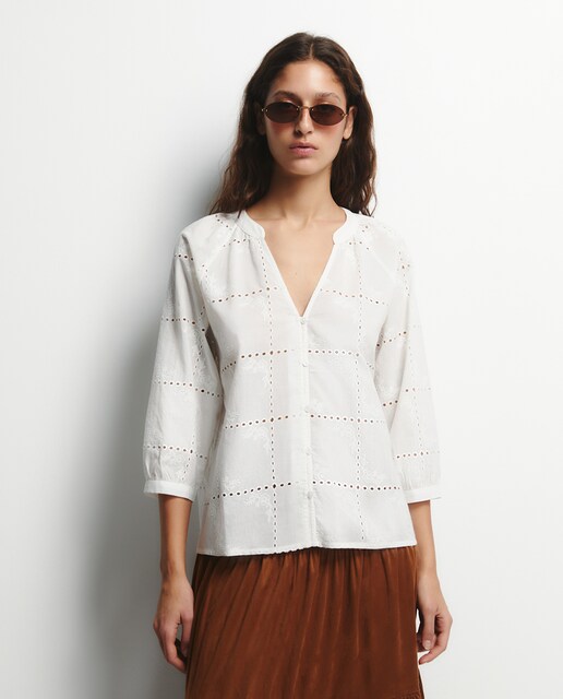 Imagen 0 de Blusa ranglan botones