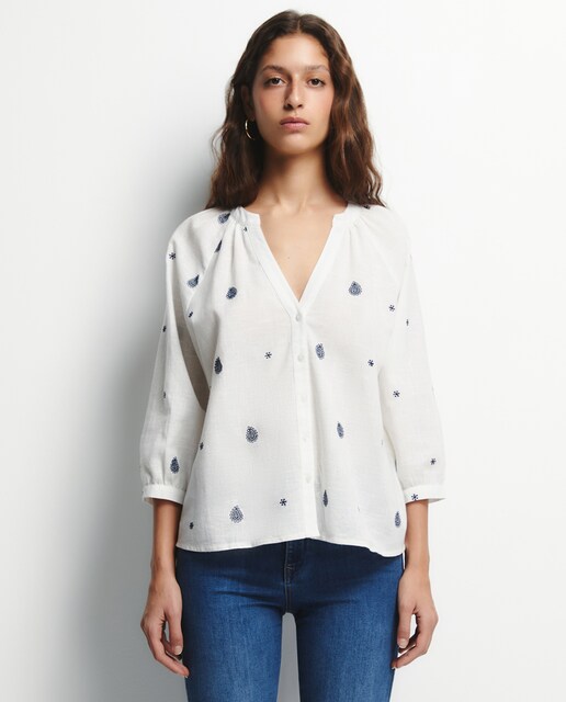 Imagen 0 de Blusa ranglan botones