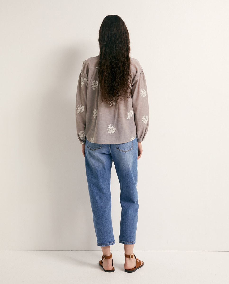 Blusa de Conjunto Bege-4