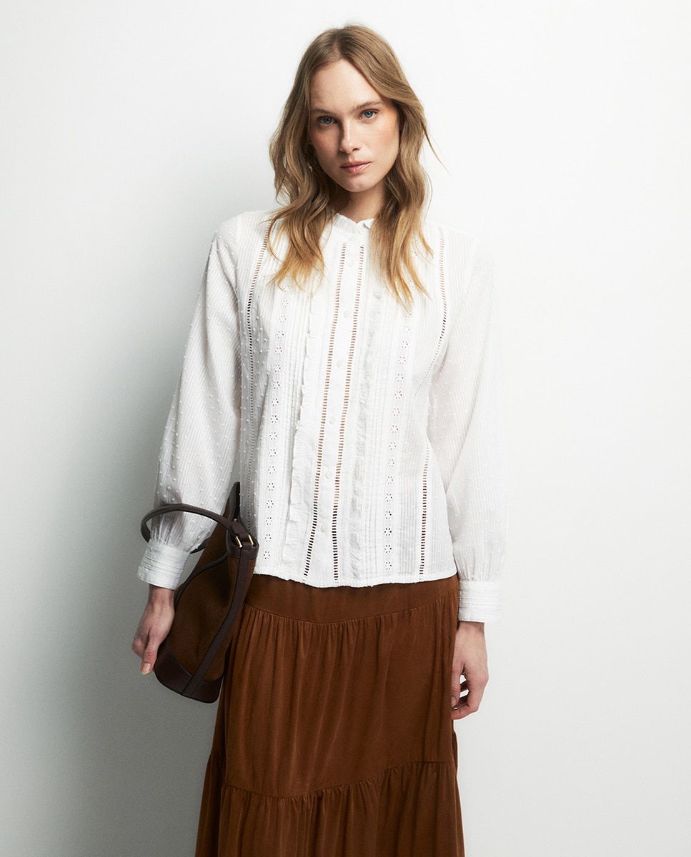 Sfera - Camisa romántica.
