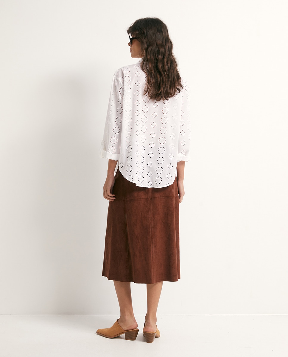 Camisa schiffly Branco-4