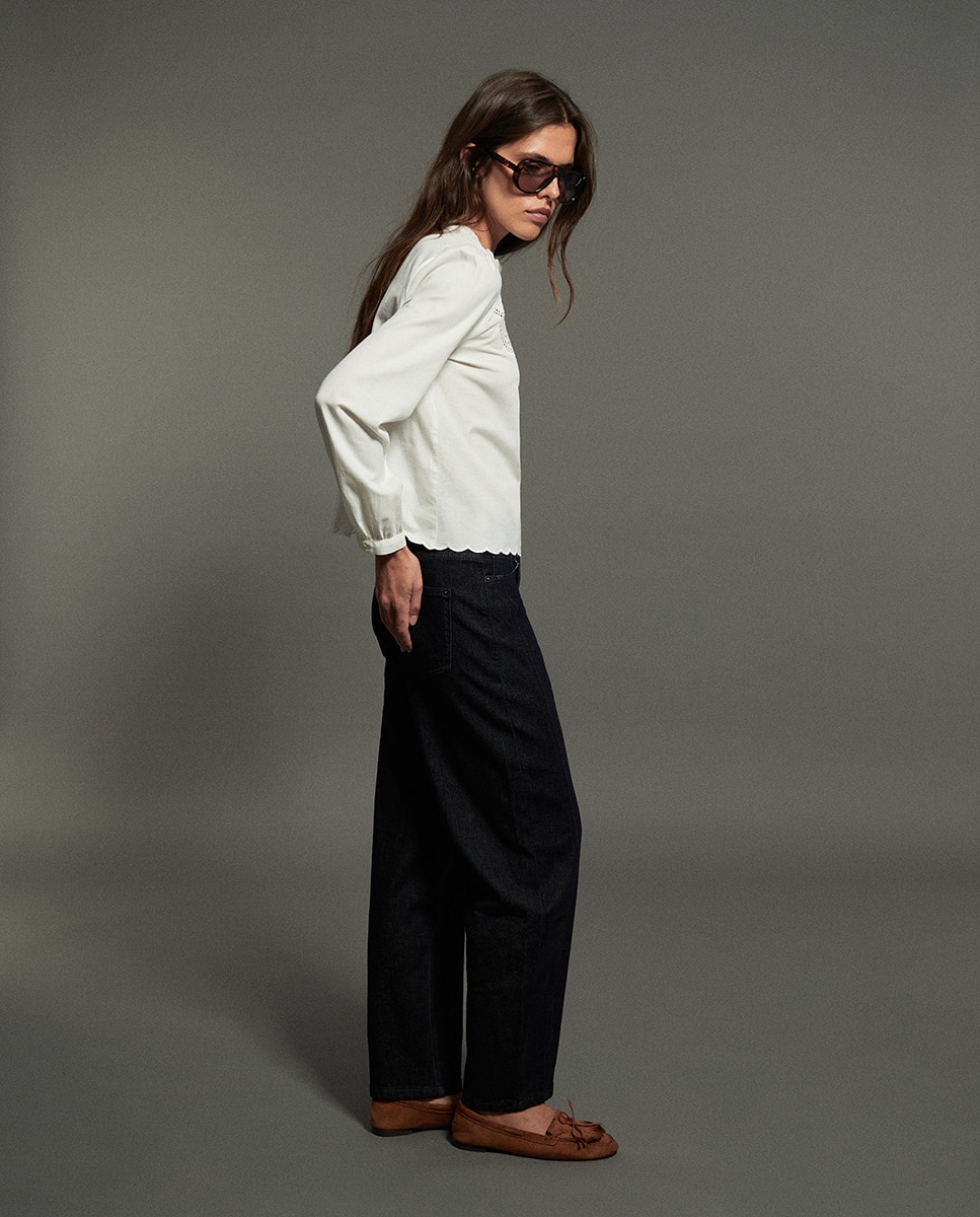 Blusa com Renda Branco-4